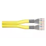 DIGITUS asennuskaapeli - CAT 7A - S/FTP - AWG 22/1 Duplex - 500m - keltainen - Dca-s1a d1 a1