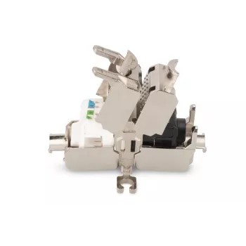 DIGITUS kenttäliitäntäliitin CAT6A, 500 MHz AWG 22-26, täysin suojattu Keystone-rakenne, 26x35x80 mm