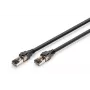 DIGITUS patchkaapeli - Cat 8.1 - S/FTP - AWG 24/7 - 2m - musta