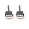 DIGITUS USB-liitäntäkaapeli Type-A M/m 1,8 m USB 2.0 -yhteensopiva