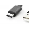 DIGITUS ASSMANN USB Type-C -liitäntäkaapeli, Type-C–A M/M, 2 m 3A, 480MB, versio 2.0, musta