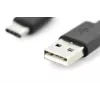 DIGITUS ASSMANN USB Type-C -liitäntäkaapeli, Type-C–A M/M, 2 m 3A, 480MB, versio 2.0, musta