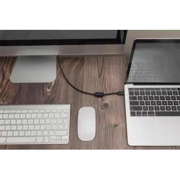 DIGITUS USB Type-C -adapterikaapeli, Type-C–DP M/M, 2 m 4K/60 Hz, 32,4 Gbit/s, CE, musta