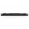DIGITUS 10 tuuman kaapeliohjauslevy, 0,5HE, kaapeliharja, 22 x 254 x 12 mm, musta