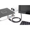 DIGITUS HDMI Premium High Speed -liitäntäkaapeli, Type-A M/M, 3 m Ethernetillä, Ultra HD 60p, musta