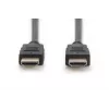 DIGITUS HDMI Premium High Speed -liitäntäkaapeli, Type-A M/M, 3 m Ethernetillä, Ultra HD 60p, musta