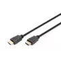 DIGITUS HDMI Premium High Speed -liitäntäkaapeli, Type-A M/M, 2 m Ethernetillä, Ultra HD 60p, musta