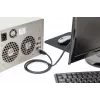 DIGITUS HDMI Premium High Speed -liitäntäkaapeli, Type-A M/M, 1 m Ethernetillä, Ultra HD 60p, musta