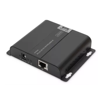 DIGITUS 4K HDMI -jatko, vastaanotinyksikkö IP/CAT 5, 6 kautta (120 m), PoE-virransyötöllä