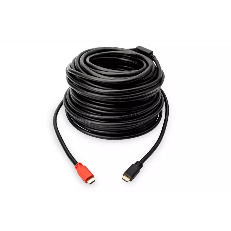 DIGITUS HDMI-kaapeli 10 m Ultra HD 24p signaalivahvistimella