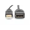 Digitus 4K HDMI -adapteri HDMI–DisplayPort 0,2 m HDMI Type-A USB