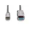 DIGITUS USB – Type-C–HDMI AOC FO -adapterikaapeli HDMI versio 2.0; max 4Kx2K@60Hz; 20 m