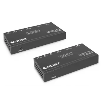 DIGITUS 4K HDBaseT -jatkosarja 70 m PoC RS232 IR musta