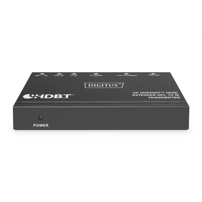 DIGITUS 4K HDBaseT -jatkosarja 70 m PoC RS232 IR musta