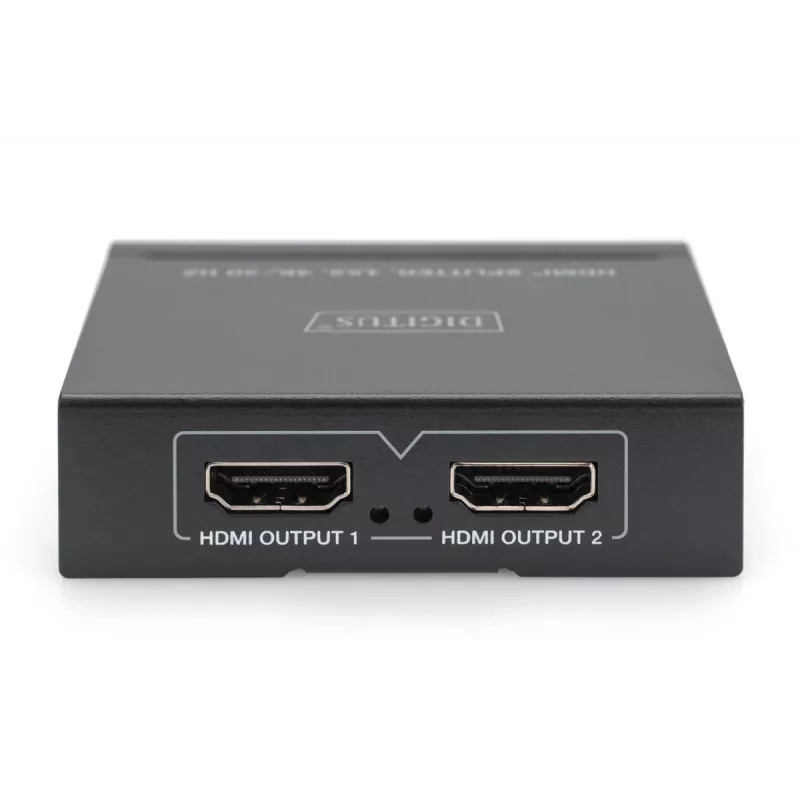 DIGITUS 4K HDMI -jakaja. 1x 2 4K/30Hz. musta