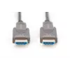 DIGITUS 4K – HDMI AOC -hybridikuitu kaapeli irrotettavalla liittimellä, 20 m
