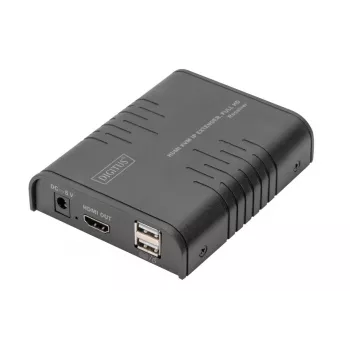 DIGITUS IP KVM -jatko, vastaanotin (RX) -yksikkö mallille DS-55529