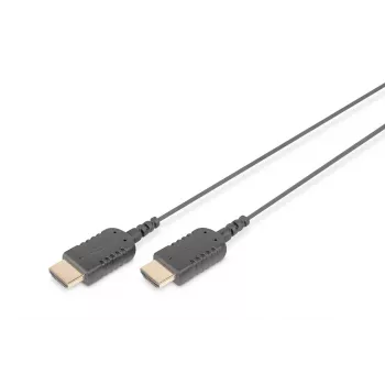 DIGITUS HDMI High Speed -liitäntäkaapeli, Type-A, HighFlex M/M, 2,0 m, 4K Ultra HD@30Hz, aktiivinen, CE, kulta musta