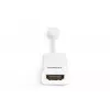DIGITUS ASSMANN DisplayPort-sovitinkaapeli Mini DP - HDMI Type-A M/F 15 cm DP 1.1a yhteensopiva CE valkoinen