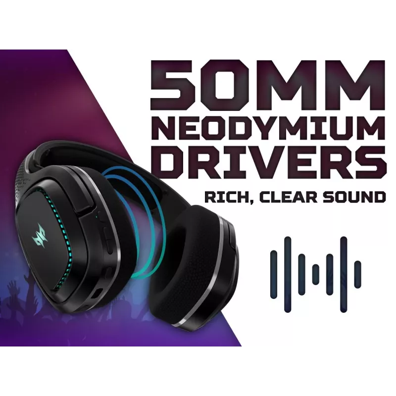 ACER kuulokkeet Predator Galea 550 - Stereo - Bluetooth