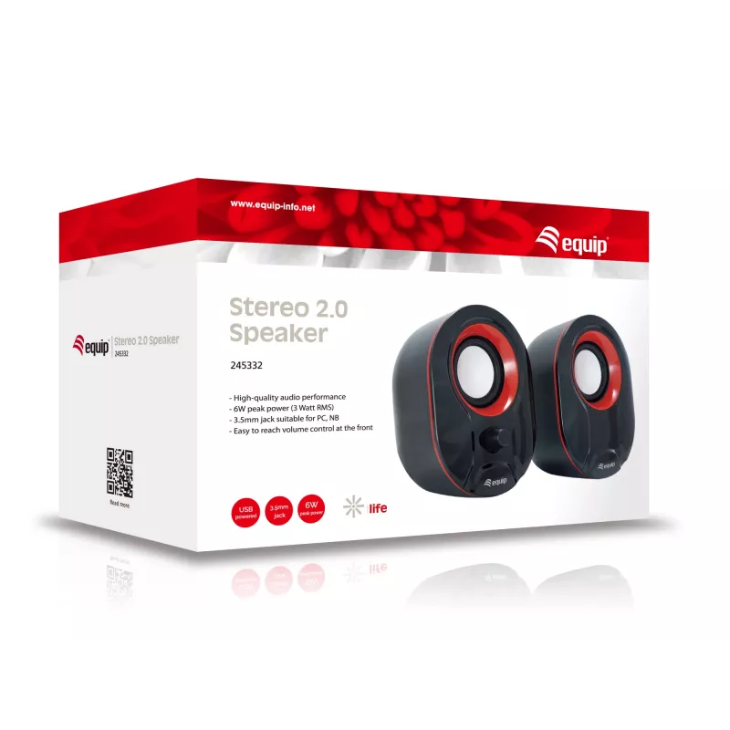Kaiutin Equip Stereo 2.0, 3 W teho