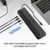 Acer 13-in-1 Type-C -minitelakka johdollinen USB 3.2 Gen 1 musta