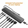Acer 13-in-1 Type-C -minitelakka johdollinen USB 3.2 Gen 1 musta