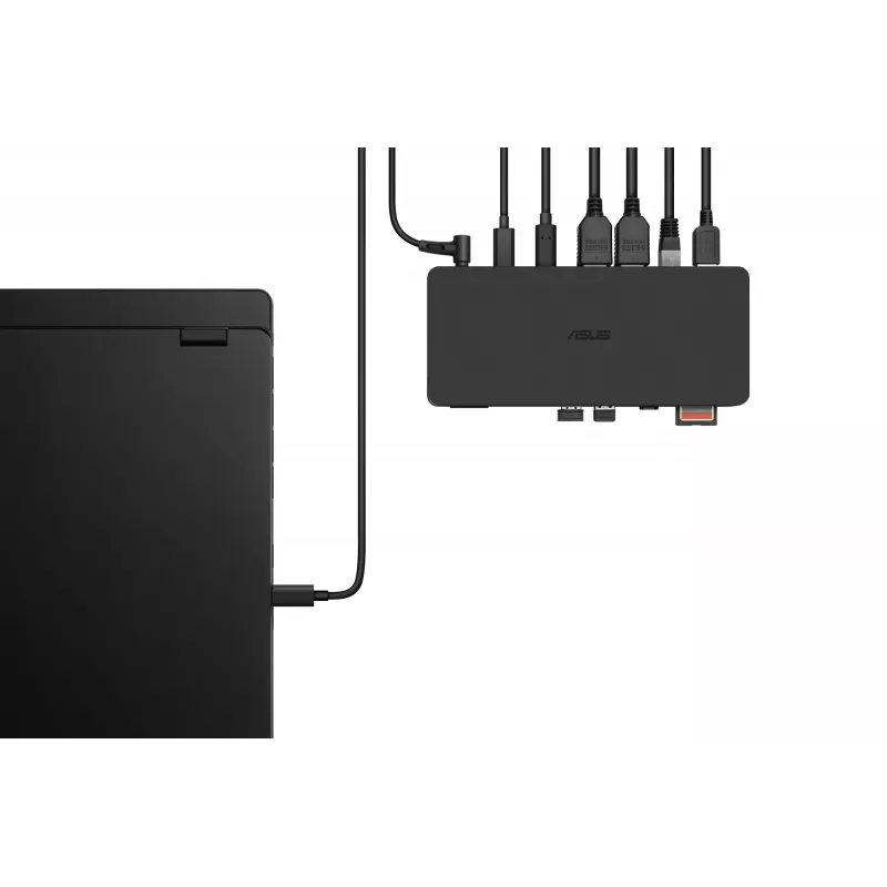 Telakka ASUS DC500 Thunderbolt 4 Triple 4K, 150W PD, 3 näyttöä, 2x HDMI 2.1, 2x USB-A, 2x USB2.0, RJ-45, MicroSD
