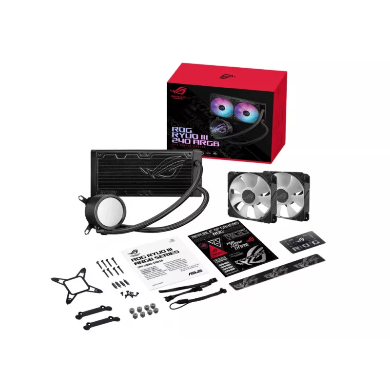 ASUS ROG Ryuo III 240 ARGB prosessorin nestekylmälaite 12 cm musta