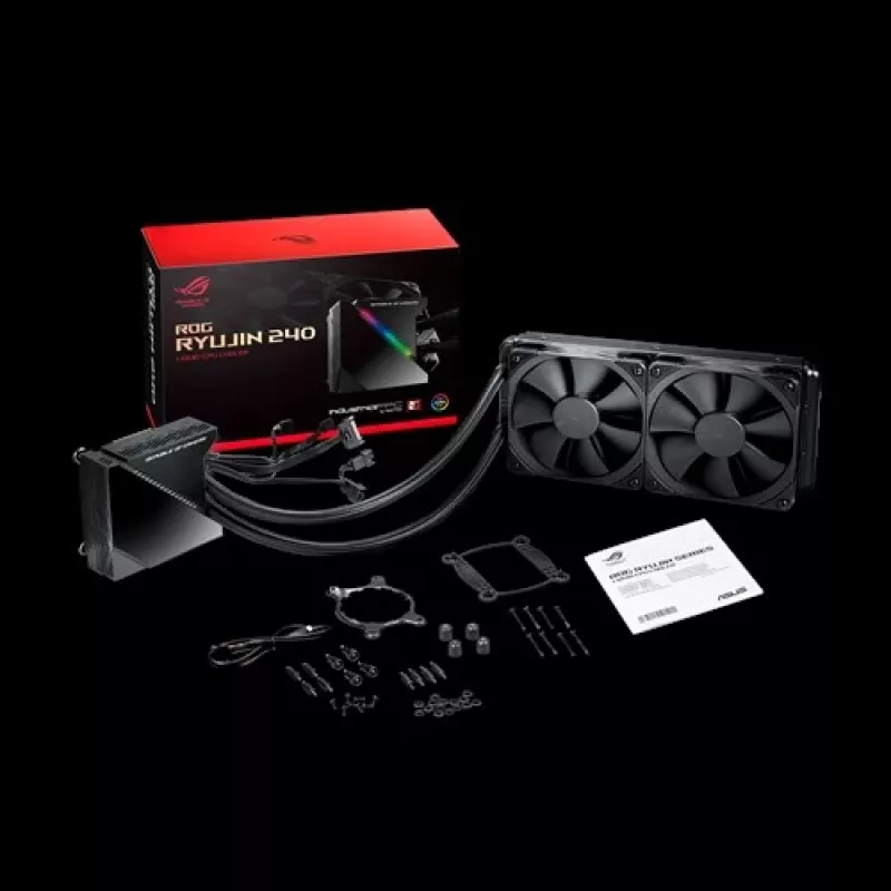 ASUS ROG RYUJIN 240 prosessori all-in-one-nestekylmälaite 12 cm musta 1 kpl