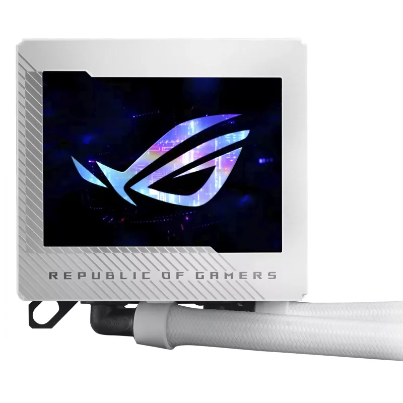 ASUS ROG RYUJIN III 240 ARGB White Edition prosessorin All-in-One-nestjäähdytin 12 cm 1 kpl