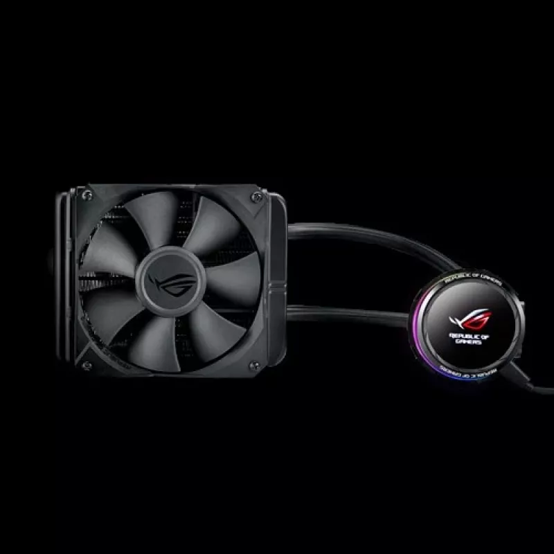 ASUS ROG RYUO 120 prosessori all-in-one-nestekylmälaite 12 cm musta 1 kpl