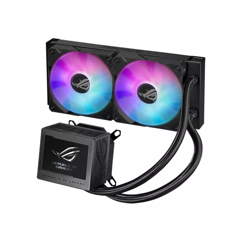 ASUS ROG Ryujin III 240 ARGB prosessori all-in-one-nestekylmälaite 12 cm musta 1 kpl