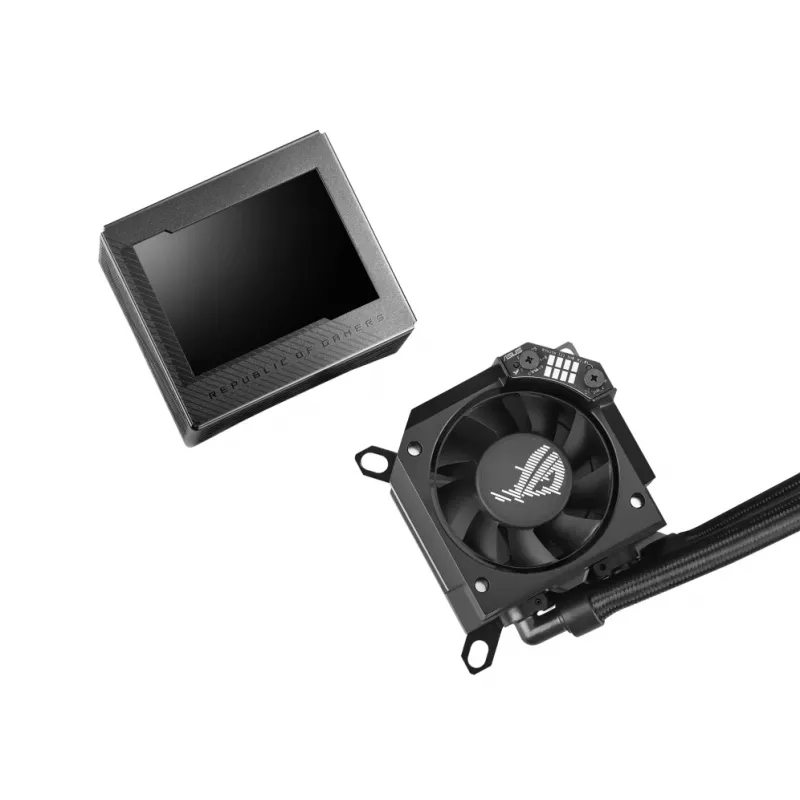 ASUS ROG Ryujin III 240 ARGB prosessori all-in-one-nestekylmälaite 12 cm musta 1 kpl