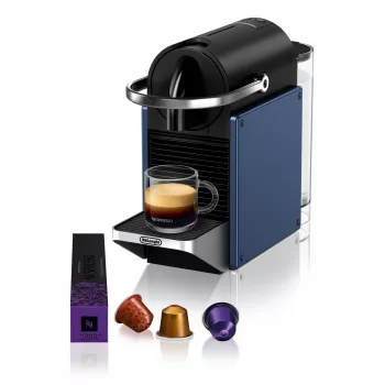 Kapselikeitin De’Longhi Pixie EN127.BL — Nespresso-järjestelmä, 1 l vesisäiliö, 19 bar, 1260 W, 235×117×324 mm, 2,5 kg