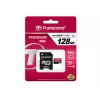 TRANSCEND 128GB Micro SDHC Class 10 UHS-1 adapterilla