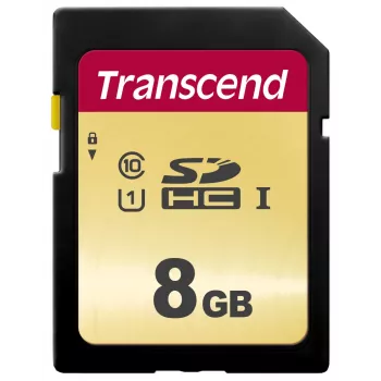 TRANSCEND SDHC -kortti 500S 8 GB UHS-I U1 MLC