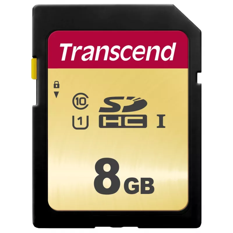 TRANSCEND SDHC -kortti 500S 8 GB UHS-I U1 MLC