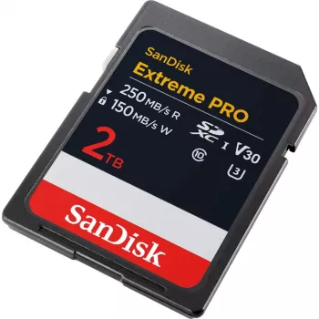 WESTERN DIGITAL Extreme PRO 2 TB SDXC -muistikortti 250 MB/s 140 MB/s UHS-I