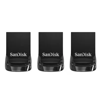 WESTERN DIGITAL SanDisk Ultra Fit - 32 GB USB-tikku - USB 3.1 - 3 kpl:n pakkaus