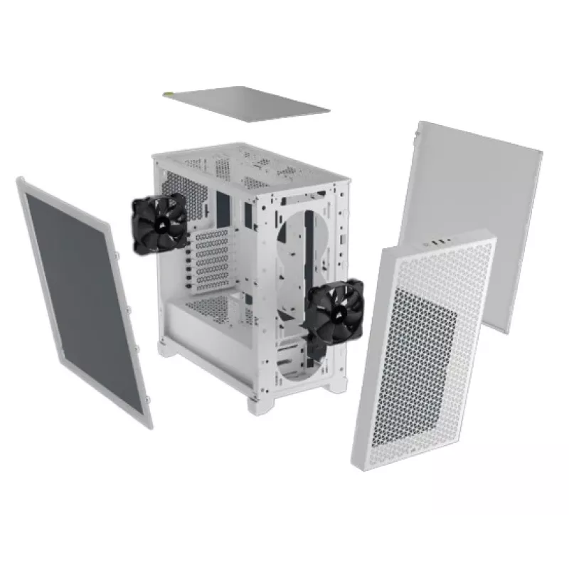 CORSAIR Mid-Tower-PC-kotelo – 3000d Airflow – valkoinen