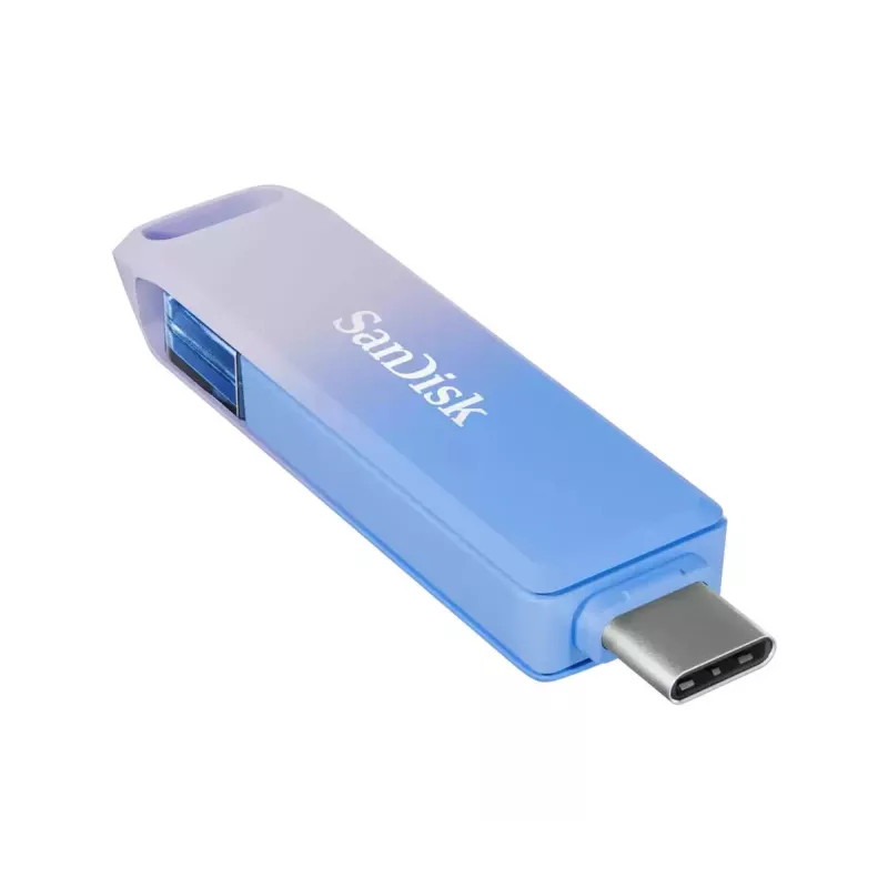 WESTERN DIGITAL SanDisk Creator Phone Drive – 256 GB USB-muistitikku – USB-C/Lightning – sininen