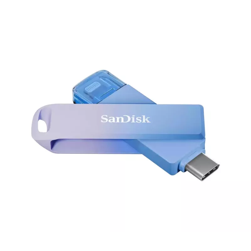 WESTERN DIGITAL SanDisk Creator Phone Drive – 256 GB USB-muistitikku – USB-C/Lightning – sininen