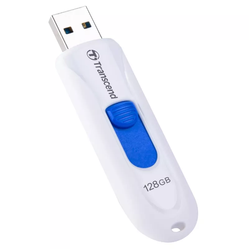 TRANSCEND Jetflash 790w - 64GB USB-muistitikku - USB 3.1 - valkoinen
