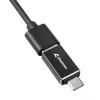 SHARKOON USB-keskitin - 3-porttinen USB 3.2 Gen 1 alumiini + Ethernet musta