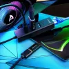SHARKOON USB-keskitin - 3-porttinen USB 3.2 Gen 1 alumiini + Ethernet musta