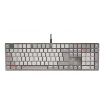 CHERRY KC 500 MX LP -näppäimistö koti-/toimistokäyttöön USB QWERTZ saksa harmaa