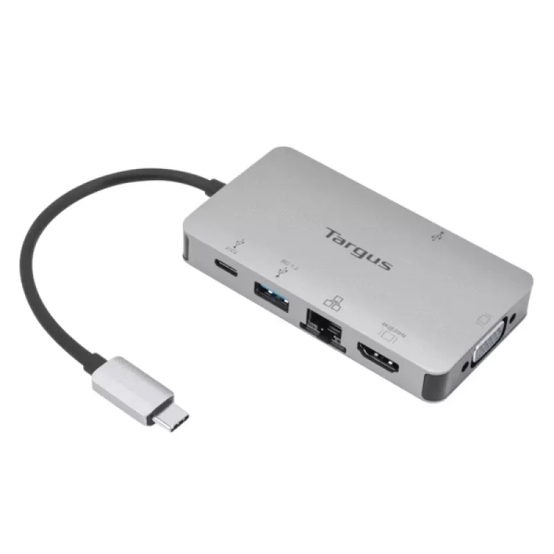 Telakointiasema Targus DOCK419 johdollinen USB 3.2 Gen 1 Type-C harmaa