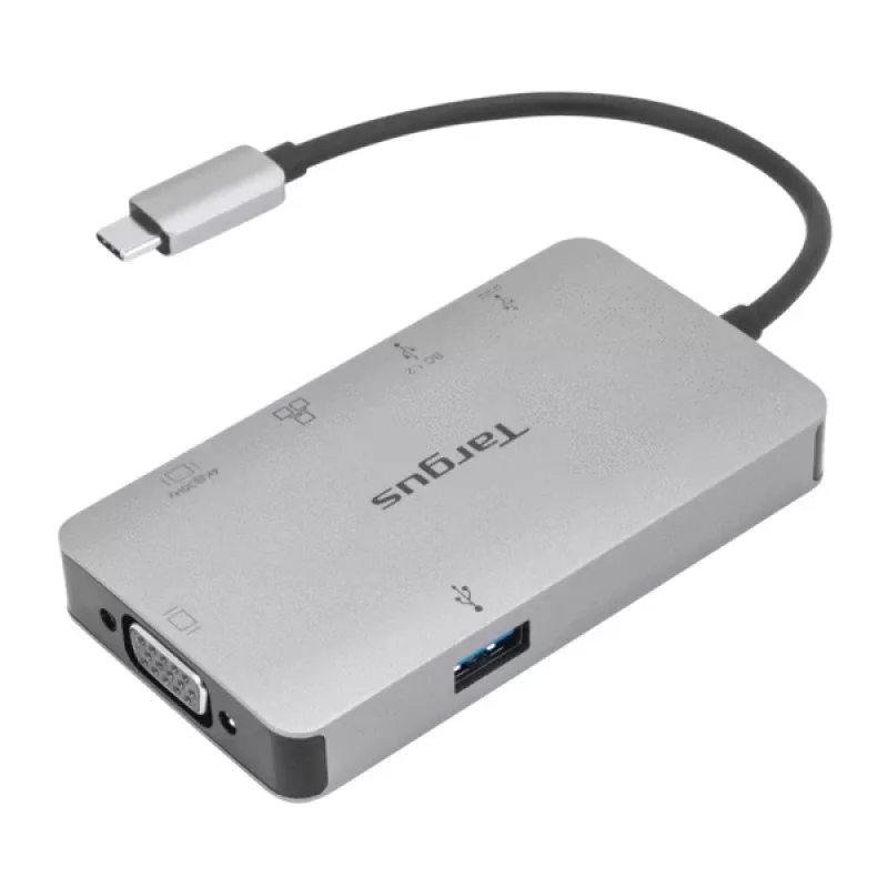 Telakointiasema Targus DOCK419 johdollinen USB 3.2 Gen 1 Type-C harmaa