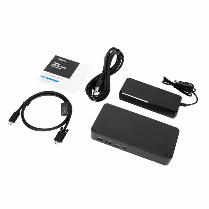 Targus DOCK460EUZ kannettavan telakointiasema/porttitoistin johdollinen USB4 musta